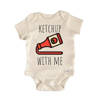 Ketchup Tomato Condiment Newborn Baby Onesie®