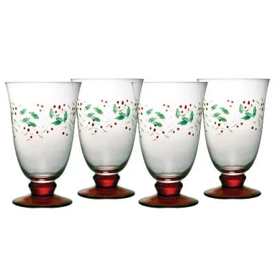 Pfaltzgraff Winterberry 4 pc 14-oz. Water Goblet Set