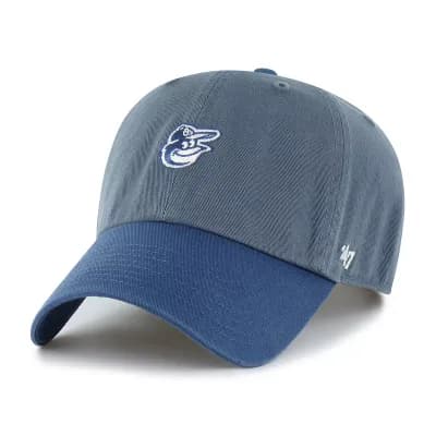 Men's '47 Charcoal/Navy Baltimore Orioles Shades of Sport Clean Up Adjustable Hat