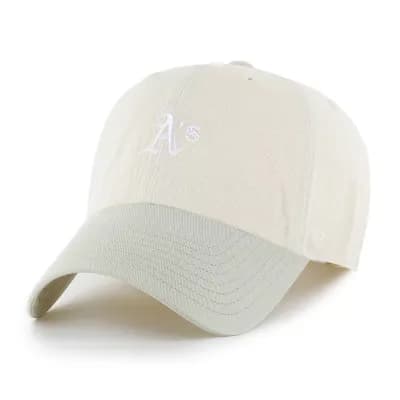 Men's '47 Light Beige/Olive Athletics Shades of Sport Clean Up Adjustable Hat