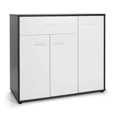 Costway Buffet Sideboard Cabinet Console Table Storage Unit Entryway Furniture W/Shelf