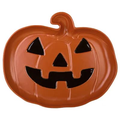 Home Essentials Halloween Jack-O-Lantern Serving Platter