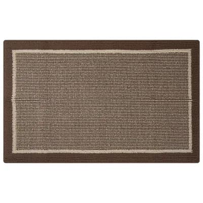 Striped Polypropylene Kitchen Rugs and Mats, Non-Slip Absorbent Kitchen Runner Rug 35"x24"