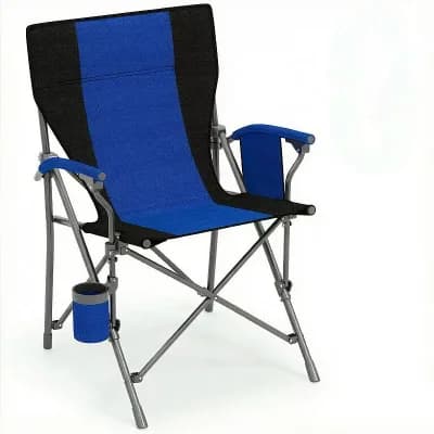 Costway Folding Camping Chair for Adults Portable Lawn Chair with Cup Holder & Side Pocket