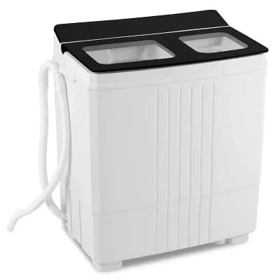Costway Portable Washing Machine, 20 lbs Compact Laundry Machine with 12 LBS Washer