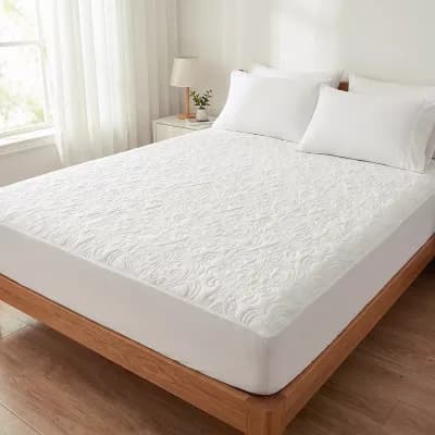 Fitted Sheet Solid Polyester Bed Sheets Wrinkle Resistant 59.8x79.9 inch