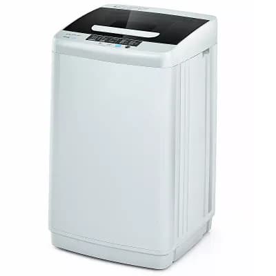 Costway Portable 8.8lbs Full-Automatic Laundry Washing Machine Spin Washer W/ Drain Pump