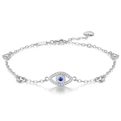 Adjustable Evil Eye Anklet