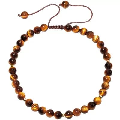 Beaded Stone Ankle Bracelet