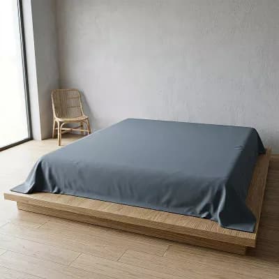 Cotton Bed Sheet, Soft Flat Sheet, Cozy Bedding for Bedroom