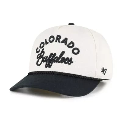 Women's '47 Cream/Black Colorado Buffaloes Rope Script Hitch Adjustable Hat