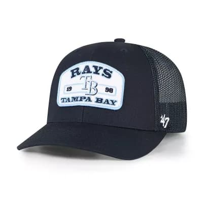 Men's '47 Navy Tampa Bay Rays Roadway Trucker Adjustable Hat