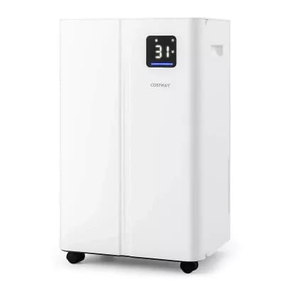 Costway 16-Pint(DOE) Dehumidifier for Basement with 4L Water Tank 4500 Sq.Ft