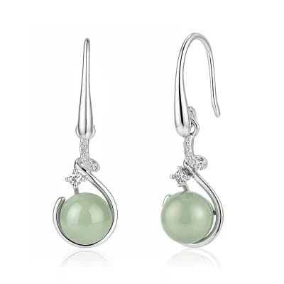 Dainty Jade Earrings