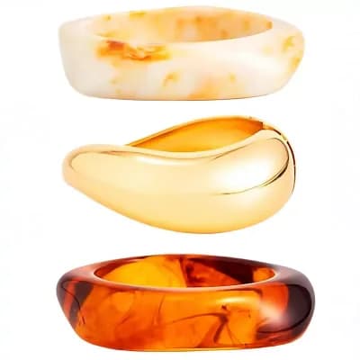 Resin Bangle Bracelet