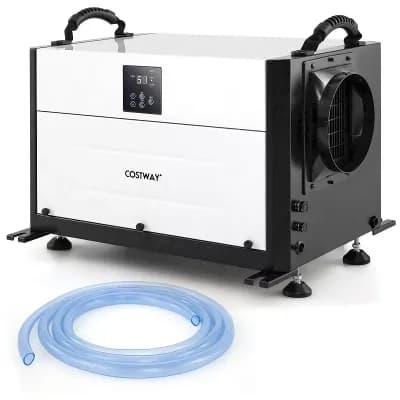 Costway 57 Pint(DOE) Crawl Space Dehumidifier Commercial Dehumidifier w/3 Modes&24H Timer 1,900Sq.ft