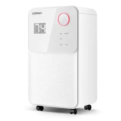 Costway 9-Pint(DOE) Dehumidifier with 3-Color Digital Display 2,000 Sq. ft Coverage Area