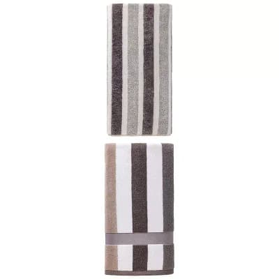2 Packs Coral Fleece Bath Towel, Highly Absorbent Towel 71"x35" and 55"x28" for Gym Pool