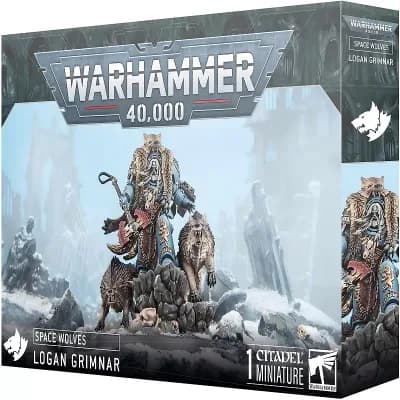 Space Wolves Logan Grimnar Sci-Fi Wargame Chapter Master Miniature Kit