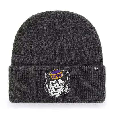 Unisex '47 Black Washington Huskies Brain Freeze Cuff Knit Hat