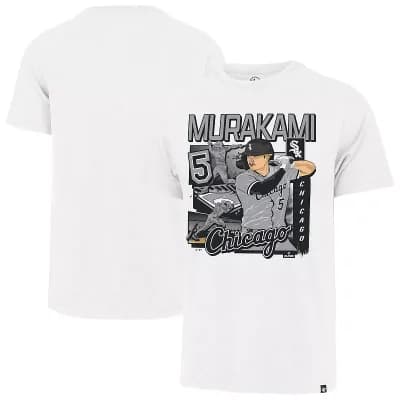 Men's '47 Munetaka Murakami White Chicago White Sox Caricature T-Shirt
