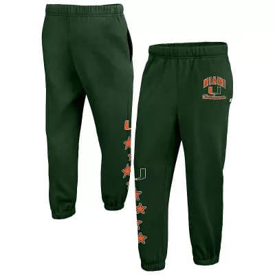 Women's '47 Dark Green Miami Hurricanes Seeing Stars Venice Jogger Pants