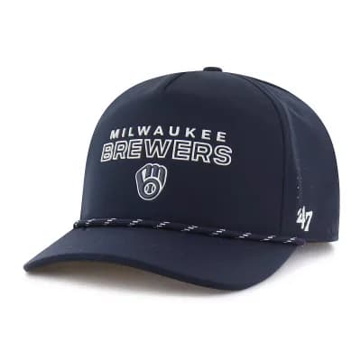 Men's '47 Navy Milwaukee Brewers Vault Hitch Adjustable Hat