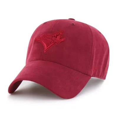Unisex '47 Red Toronto Blue Jays Fall Feelings Ballpark Suede Clean Up Hat