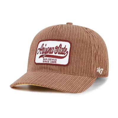 Unisex '47 Brown Arizona State Sun Devils Corduroy Patch Hitch Adjustable Hat