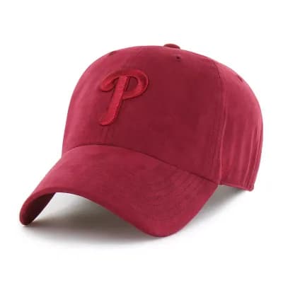 Unisex '47 Red Philadelphia Phillies Fall Feelings Ballpark Suede Clean Up Hat