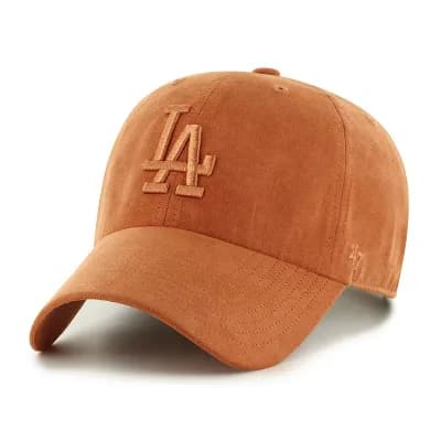 Unisex '47 Orange Los Angeles Dodgers Fall Feelings Ballpark Suede Clean Up Hat