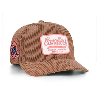 Unisex '47 Brown Virginia Cavaliers Corduroy Patch Hitch Adjustable Hat