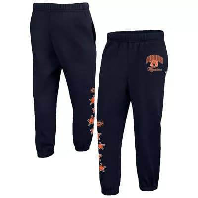 Women's '47 Navy Auburn Tigers Seeing Stars Venice Jogger Pants