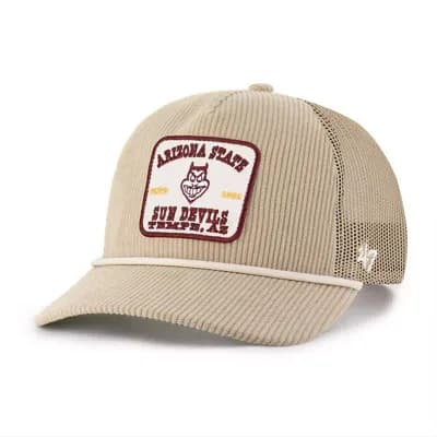 Unisex '47 Khaki Arizona State Sun Devils Cordlandia Hitch Adjustable Hat