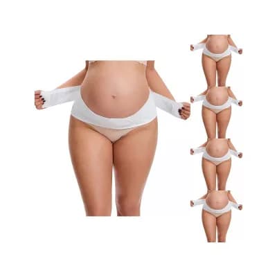 5 Packs Maternity Belly Band Pregnancy Adominal Support Postpartum Breathable Cotton Belt