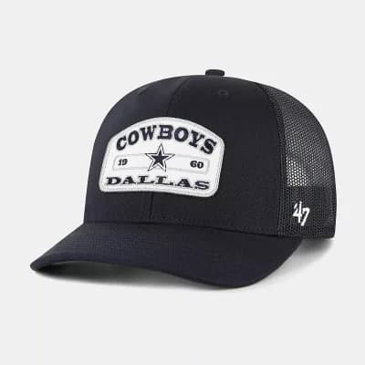 Men's '47 Navy Dallas Cowboys Roadway Strap Adjustable Trucker Hat