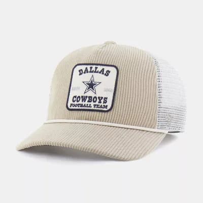 Men's '47 Khaki Dallas Cowboys Cordlandia Hitch Adjustable Hat
