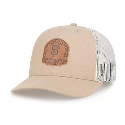 Men's '47 Khaki San Francisco Giants Bonehide Trucker Snapback Hat