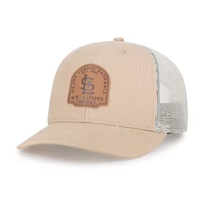 Men's '47 Khaki St. Louis Cardinals Bonehide Trucker Snapback Hat