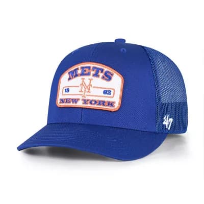 Men's '47 Royal New York Mets Roadway Trucker Snapback Hat