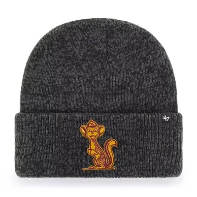 Unisex '47 Black Minnesota Golden Gophers Brain Freeze Cuff Knit Hat