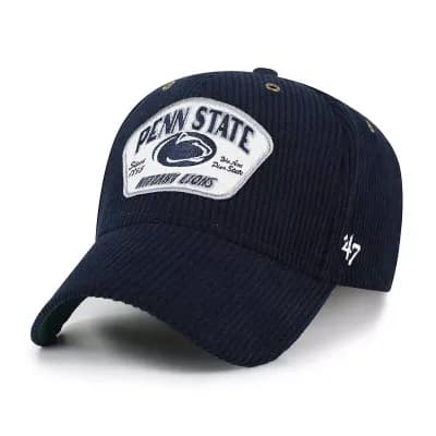 Unisex '47 Navy Penn State Nittany Lions Accordia Corduroy MVP Adjustable Hat