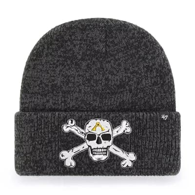 Unisex '47 Black Army Black Knights Brain Freeze Cuff Knit Hat