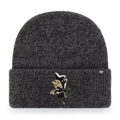 Unisex '47 Black Vanderbilt Commodores Brain Freeze Cuff Knit Hat