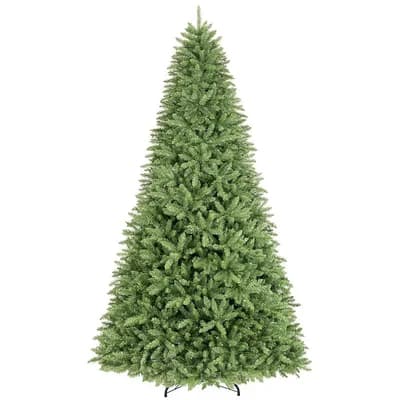 Costway 4/6/6.5/7.5/9/10 ft Artificial Christmas Tree w/ Lush PVC Branch Tips & Folding Metal Stand