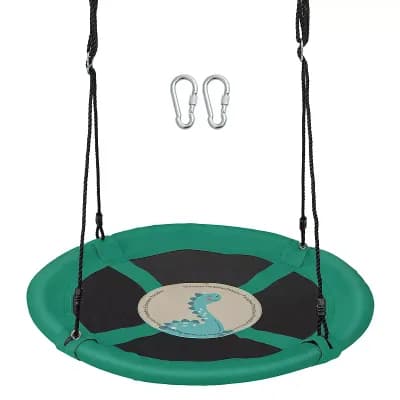 Costway 40'' Flying Saucer Tree Swing Indoor Outdoor Play Set Swing for Kids
