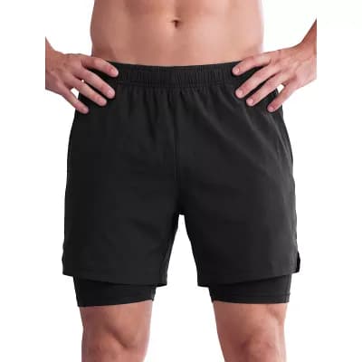 Men's Sports Shorts Double-layer Summer Athletic Running Workout
