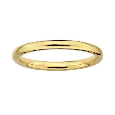 Stacks & Stones 18k Gold Over Silver Stack Ring