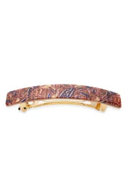 Nougat Rectangle Barrette