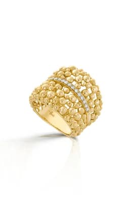 Bubbles Diamond Ring